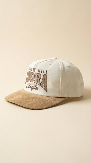 Shadow Hill x Leora Vintage Cream Two Tone Snapback ShadowHillUSA