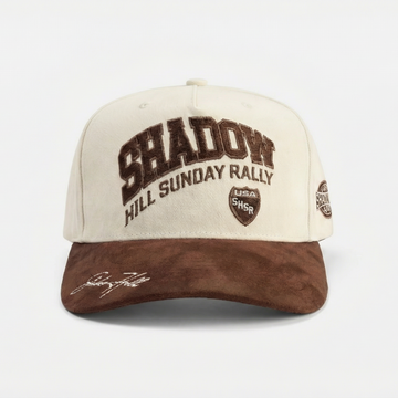 TWO TONE SUNDAY RALLY ANTIQUE CREAM MOCHA SNAPBACK ShadowHillUSA