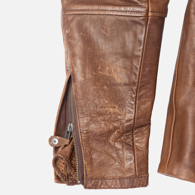 Vintage Moto Oak Leather Jacket