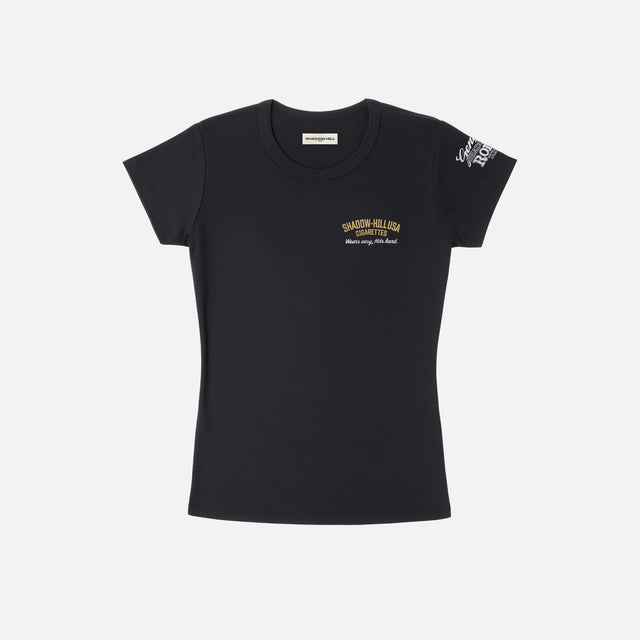Vintage Black Tobacco Baby Tee