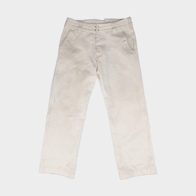 Japanese Wide-Leg Canvas Pant