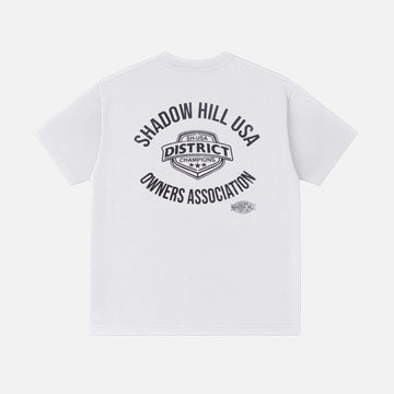 Vintage White District Champion Short Sleeve T-Shirt - ShadowHillUSA