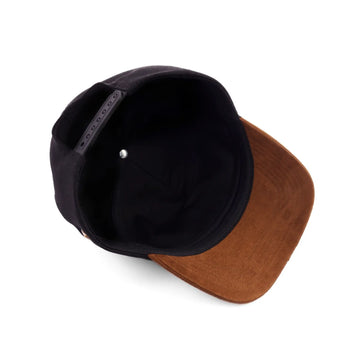 Black and brown Shadow Hill Hockey cap with gold embroidered text reading "Shadow Hill 1994 Hockey