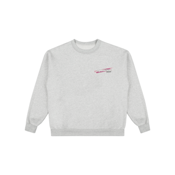 Dove Grey SHR Racing Crewneck - ShadowHillUSA