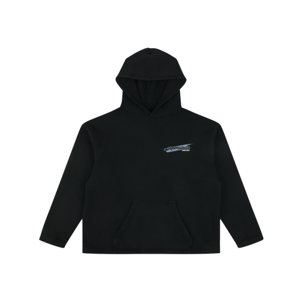 Midnight Black SHR Racing Hoodie – ShadowHillUSA