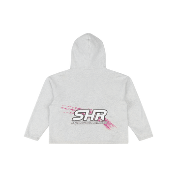 Dove Grey SHR Racing Hoodie - ShadowHillUSA