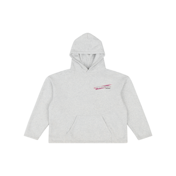 Dove Grey SHR Racing Hoodie - ShadowHillUSA