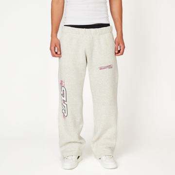 Dove Grey SHR Racing Sweatpants - ShadowHillUSA