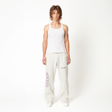 Dove Grey SHR Racing Sweatpants - ShadowHillUSA