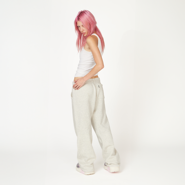 Dove Grey SHR Racing Sweatpants - ShadowHillUSA