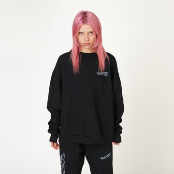 Midnight Black SHR Racing Crewneck - ShadowHillUSA