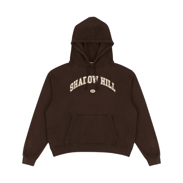 FADED ARC BROWN HOODIE ShadowHillUSA