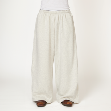 Super Wide Blank Ash Sweatpants - ShadowHillUSA