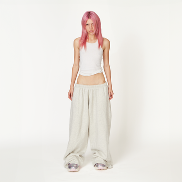 Super Wide Blank Ash Sweatpants - ShadowHillUSA