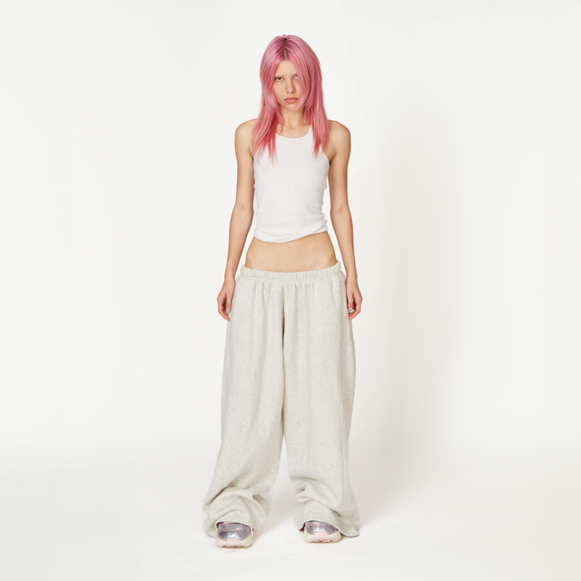 Super Wide Blank Ash Sweatpants