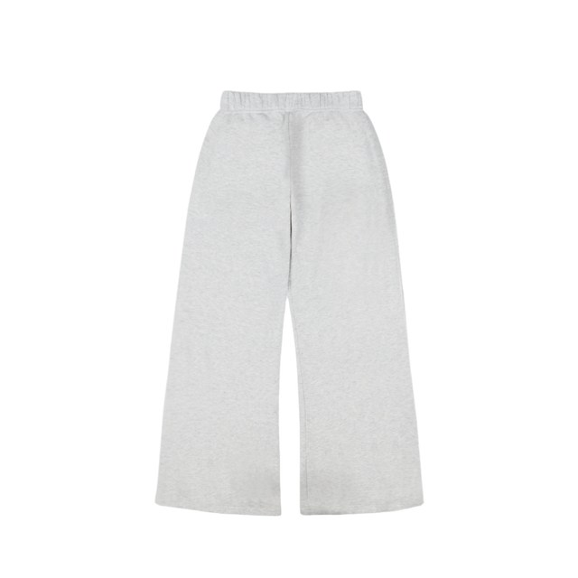 Side View Blank Jogger Pants Super Wide Blank Ash Sweatpants