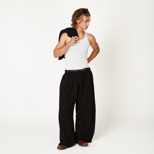 Super Wide Blank Jet Sweatpants