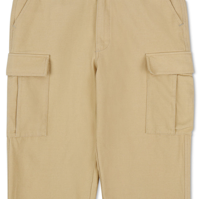 KHAKI 4 POCKET CANVAS CARGO PANT