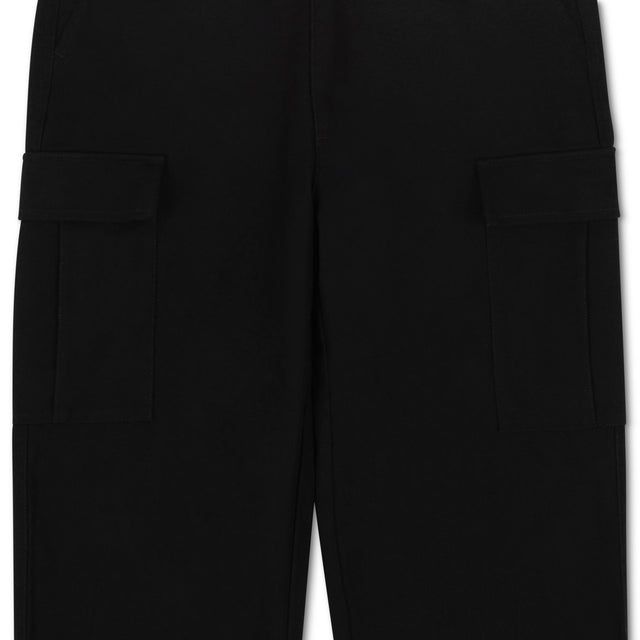 BLACK 4 POCKET CANVAS CARGO PANT