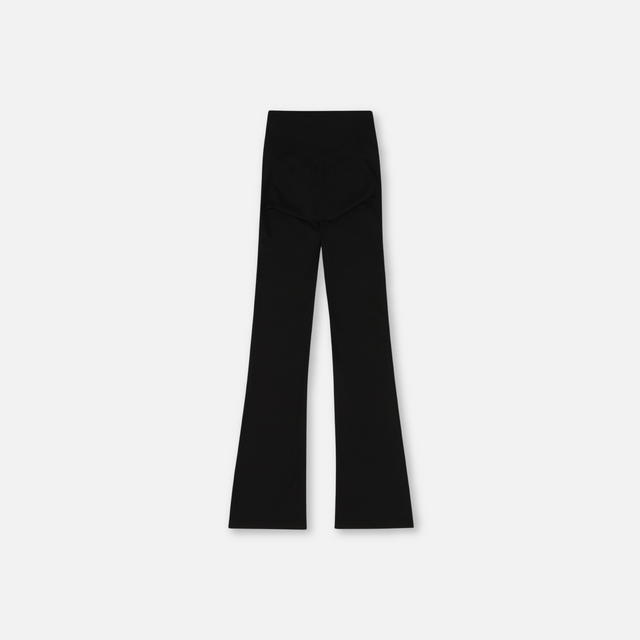 Black Leicra Flare Leggings