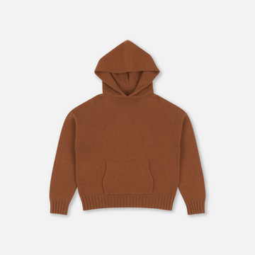 DARK PINE CASHMERE KNIT HOODIE - ShadowHillUSA