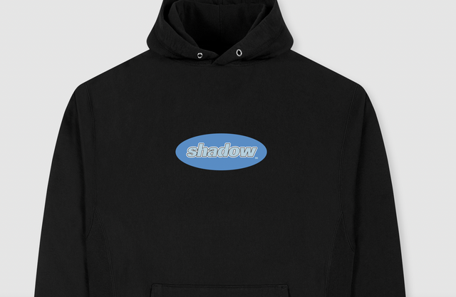 ULTRA BLACK OVAL HOODIE