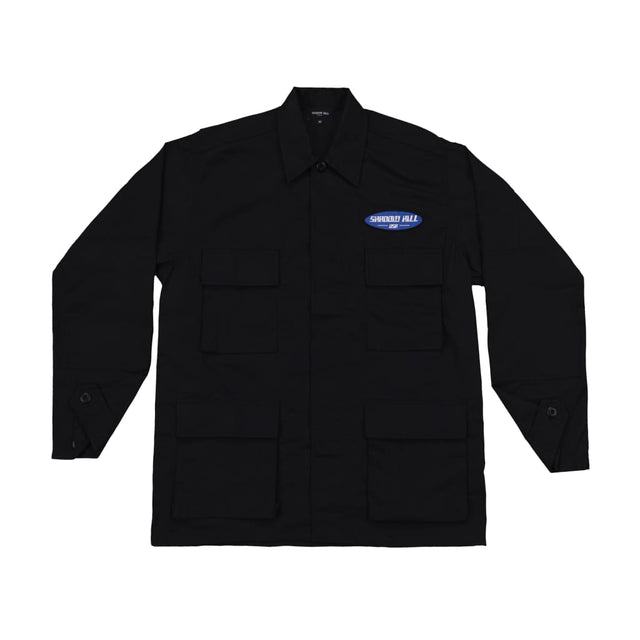 BLACK TACTICAL BUTTON DOWN