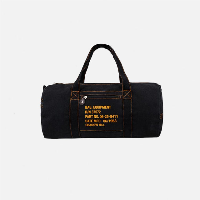 BLACK TRAVEL DUFFLE BAG