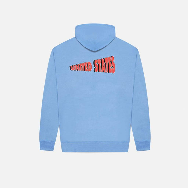 Carolina Blue 3D Sticker Hoodie