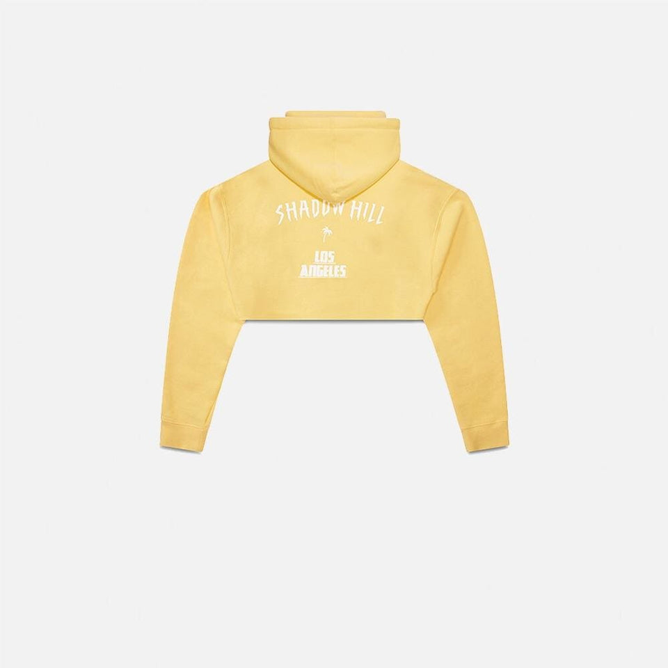 Cropped Peach Oversized Merch Hoodie