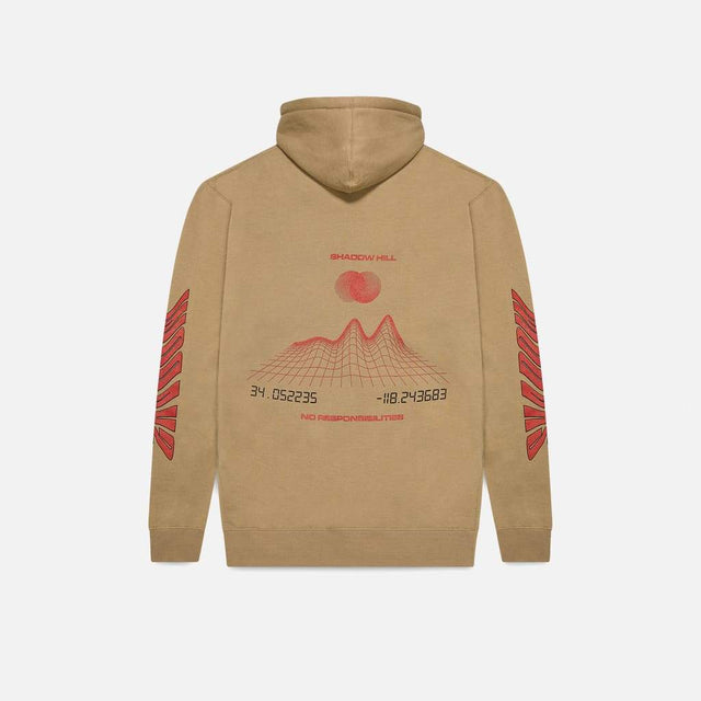 DESERT LAVA ZIP-UP HOODIE