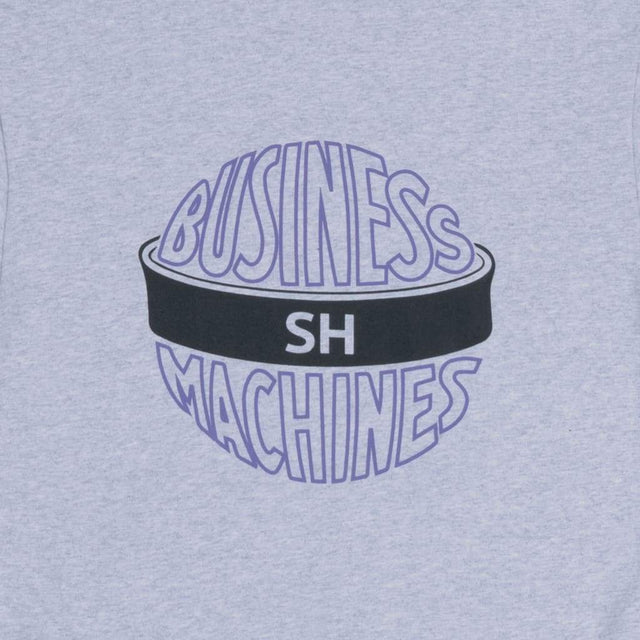 GREY BUSINESS MACHINES HOODIE