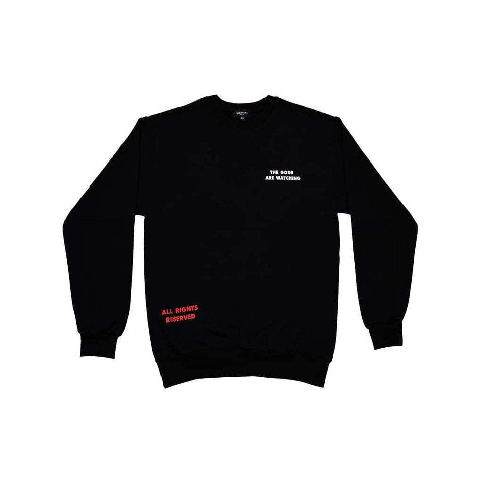JET ALL RIGHTS RESERVED CREWNECK