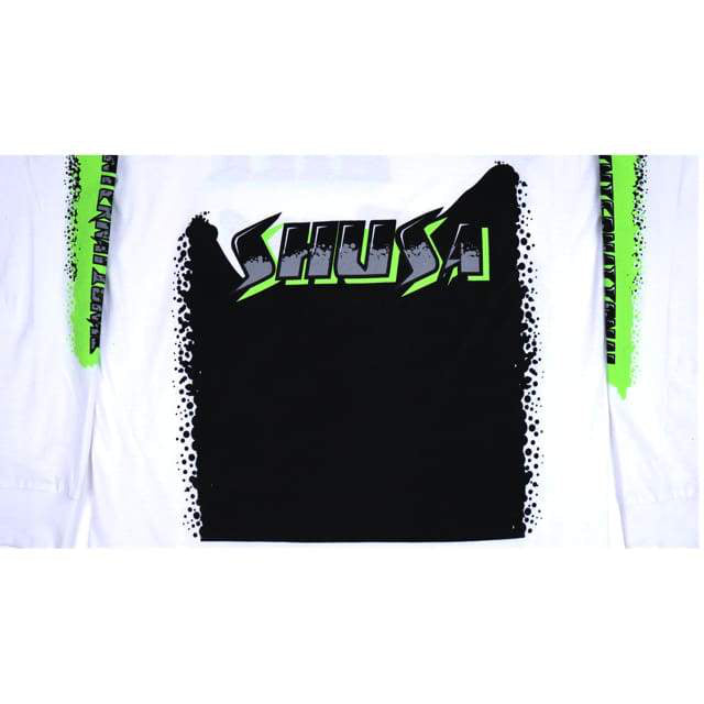 NEON RACING LONG SLEEVE TEE BLK/GREEN