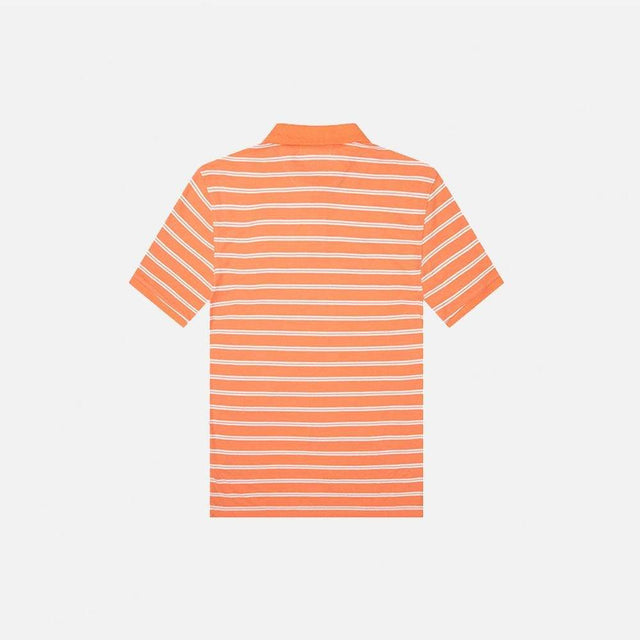 ORANGE STRIPED POLO