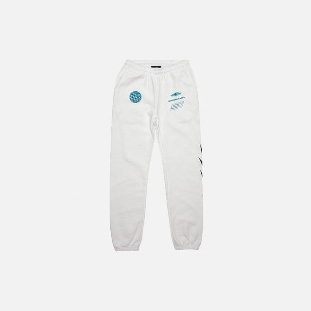 WHITE CORAL SWEATPANTS