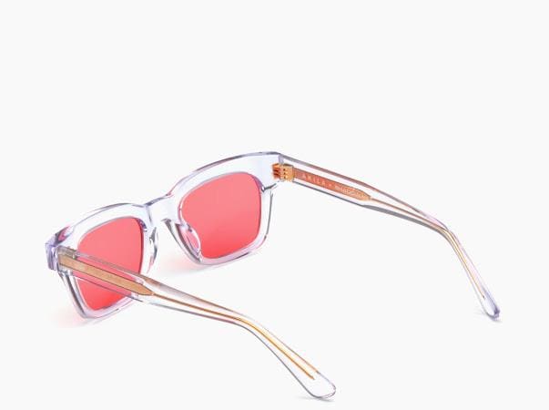 Wilshire Sunglasses (transparent + red lens) OS