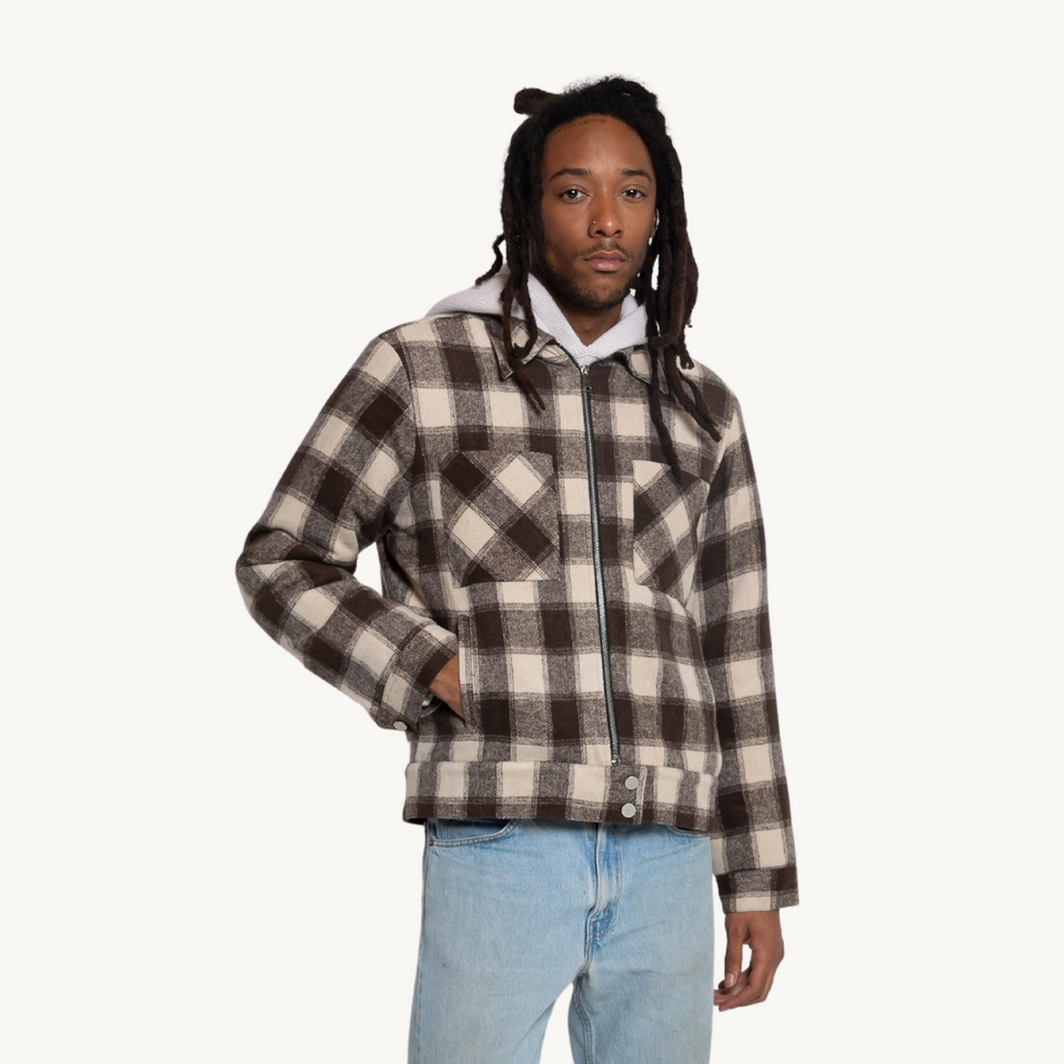 Men's plaid wool jacket online